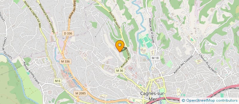 localisation de l'entreprise MADAME ELISA AGOSTINI à CAGNES-SUR-MER