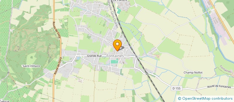 localisation de l'entreprise MADAME ELISA AGUILAR  FONTAINES