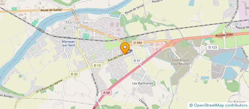 localisation de l'entreprise MADAME ELISA ALIBERT  SAINT-JUERY