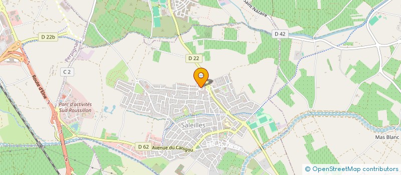localisation de l'entreprise MADAME ELISA ALIET à SALEILLES