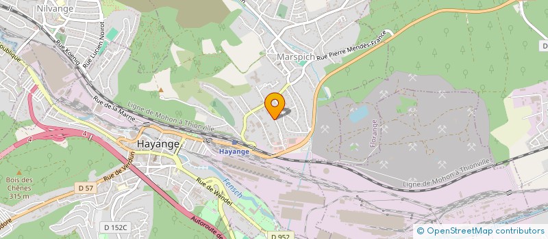 localisation de l'entreprise MADAME ELISA ALTOMARE  HAYANGE