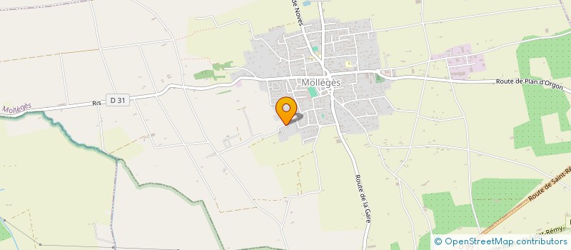 localisation de l'entreprise MADAME ELISA ANDREO  MOLLEGES