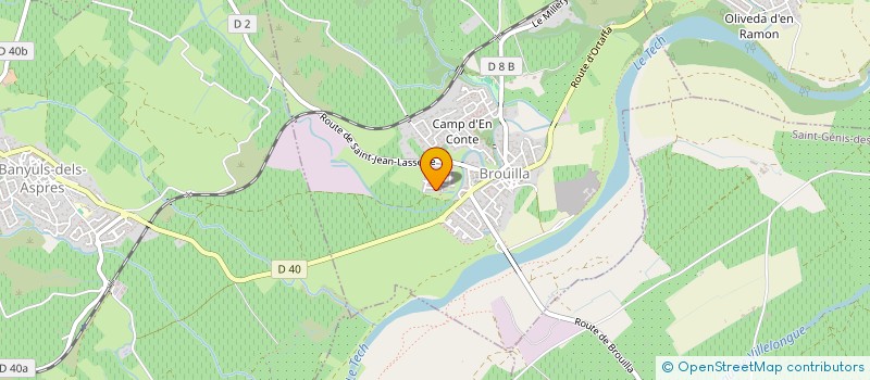 localisation de l'entreprise MADAME ELISA ASCHER-COHEN  BROUILLA