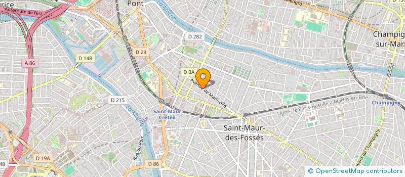 localisation de l'entreprise MADAME ELISA ASSENHA à SAINT-MAUR-DES-FOSSES