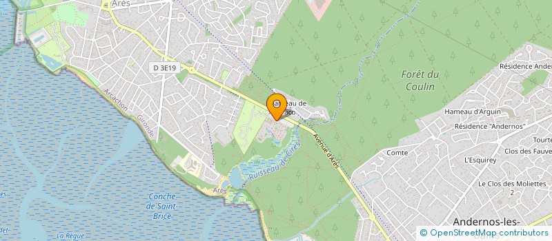 localisation de l'entreprise MADAME ELISA BEAUGE  ARES