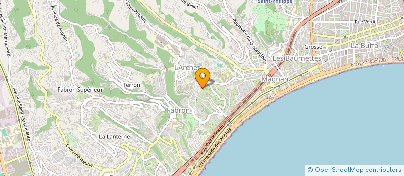 localisation de l'entreprise MADAME ELISA BERETTI  NICE