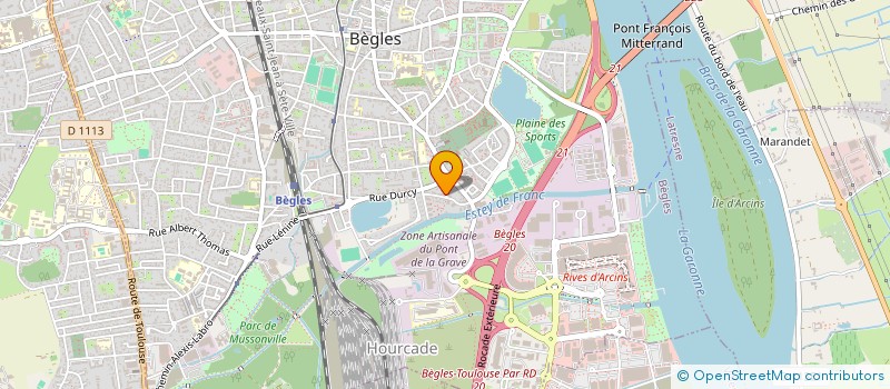 localisation de l'entreprise MADAME ELISA BERTAGNOLI à BEGLES
