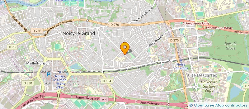 localisation de l'entreprise MADAME ELISA BERTIER  NOISY-LE-GRAND