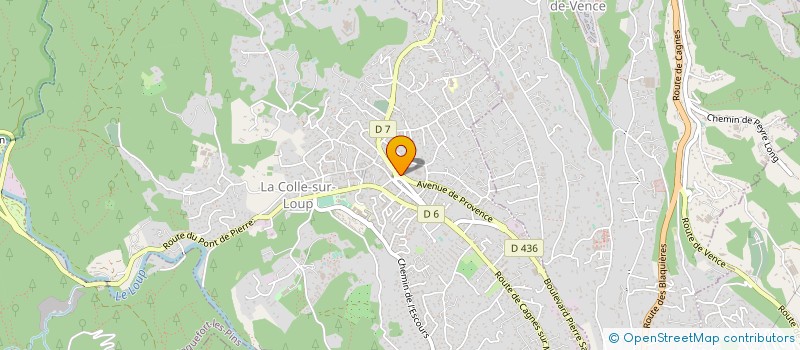 localisation de l'entreprise MADAME ELISA BIONDI à LA COLLE-SUR-LOUP