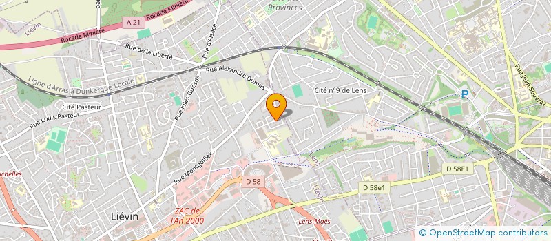 localisation de l'entreprise MADAME ELISA BLANCHARD  LA BASSEE