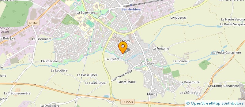 localisation de l'entreprise MADAME ELISA BLANCHET  LES HERBIERS