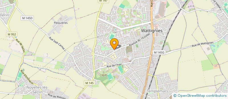 localisation de l'entreprise MADAME ELISA BLONDIAU  TEMPLEMARS