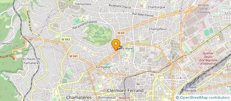 localisation de l'entreprise MADAME ELISA BONNEFOI  CLERMONT-FERRAND