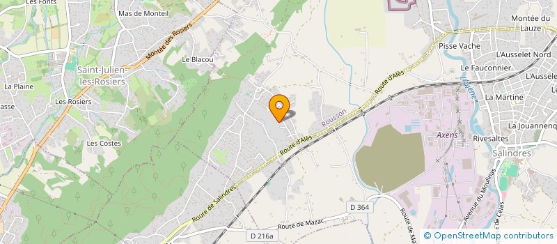 localisation de l'entreprise MADAME ELISA BORDARIER  ROUSSON