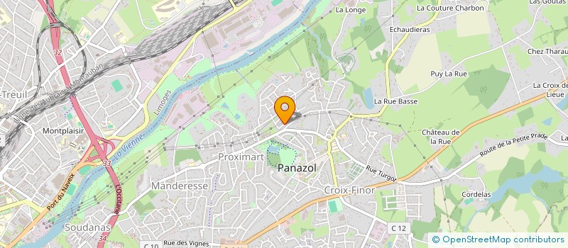 localisation de l'entreprise MADAME ELISA BOST à PANAZOL