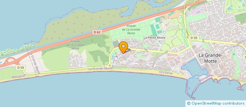 localisation de l'entreprise MADAME ELISA BOULANGER  LA GRANDE-MOTTE