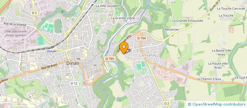 localisation de l'entreprise MADAME ELISA BOURMAUD  LANVALLAY