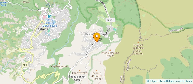localisation de l'entreprise MADAME ELISA BOYER à CILAOS