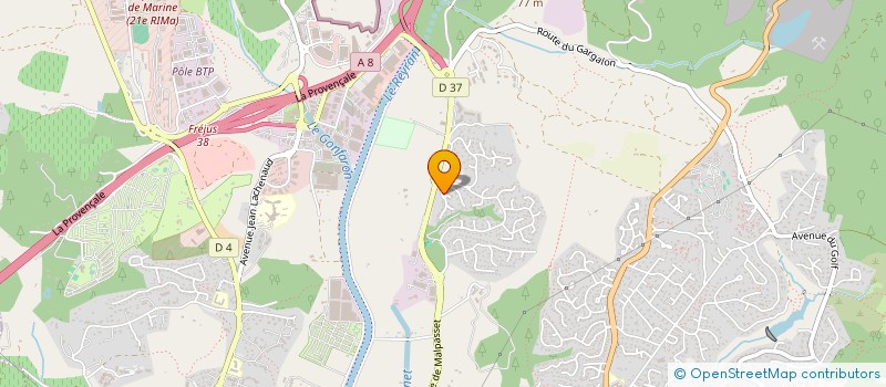 localisation de l'entreprise MADAME ELISA BRESSAN à FREJUS