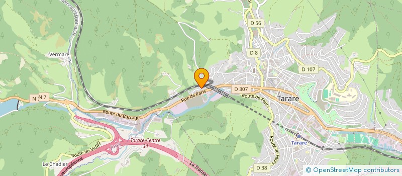 localisation de l'entreprise MADAME ELISA BROYER  TARARE