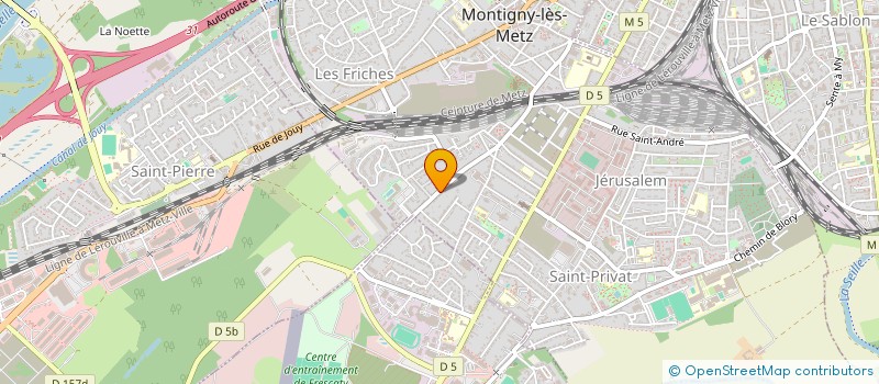 localisation de l'entreprise MADAME ELISA CALAND à MONTIGNY-LES-METZ