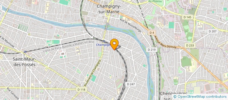 localisation de l'entreprise MADAME ELISA CAMPOS BORREGO à ST MAUR DES FOSSES