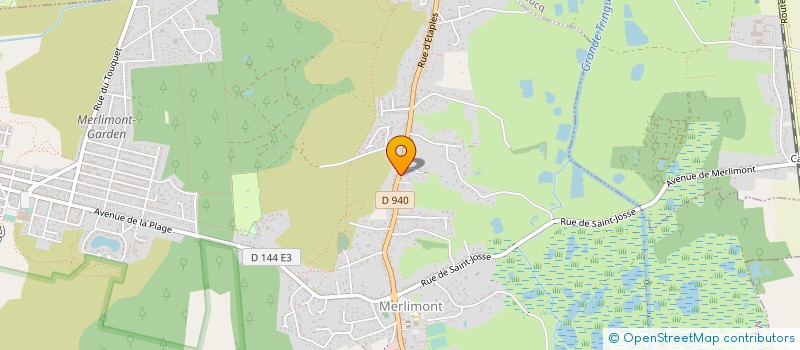 localisation de l'entreprise MADAME ELISA CANDELIER  MERLIMONT