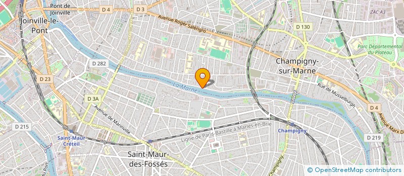 localisation de l'entreprise MADAME ELISA CARTOZO  CHAMPIGNY-SUR-MARNE