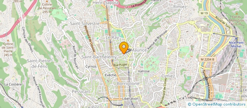 localisation de l'entreprise MADAME ELISA CHARPENTIER  NICE