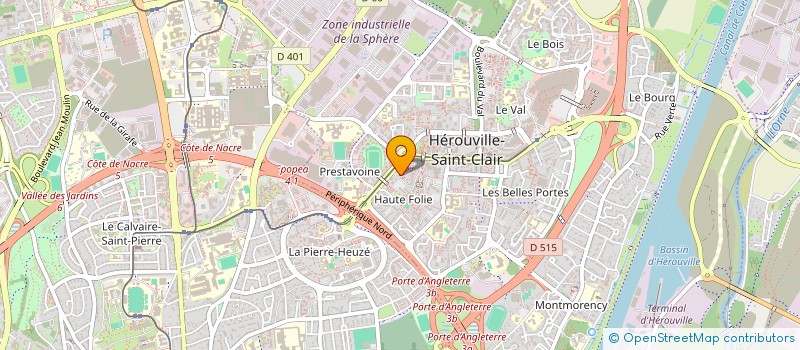 localisation de l'entreprise MADAME ELISA CHARTIER  HEROUVILLE-SAINT-CLAIR