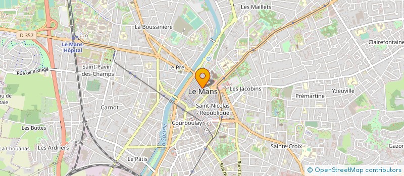 localisation de l'entreprise MADAME ELISA CHAVENEAU à LE MANS