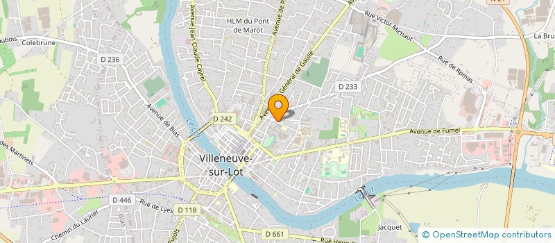 localisation de l'entreprise MADAME ELISA CHIBANE-JOAQUIM  VILLENEUVE-SUR-LOT