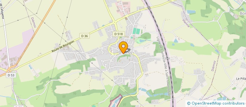 localisation de l'entreprise MADAME ELISA CLARTE  DIEMOZ