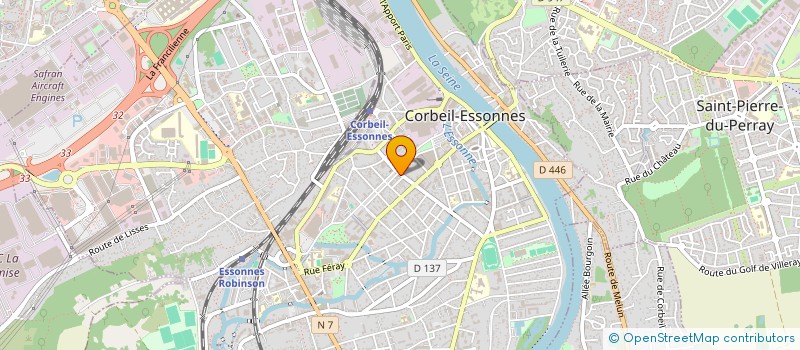 localisation de l'entreprise MADAME ELISA CLAVEL à CORBEIL-ESSONNES