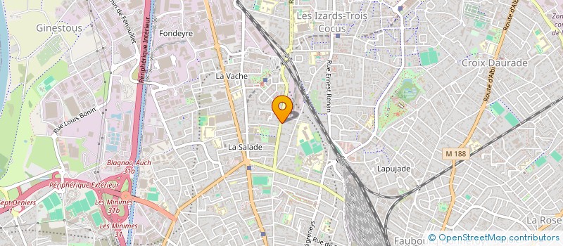 localisation de l'entreprise MADAME ELISA CLERGUE à TOULOUSE