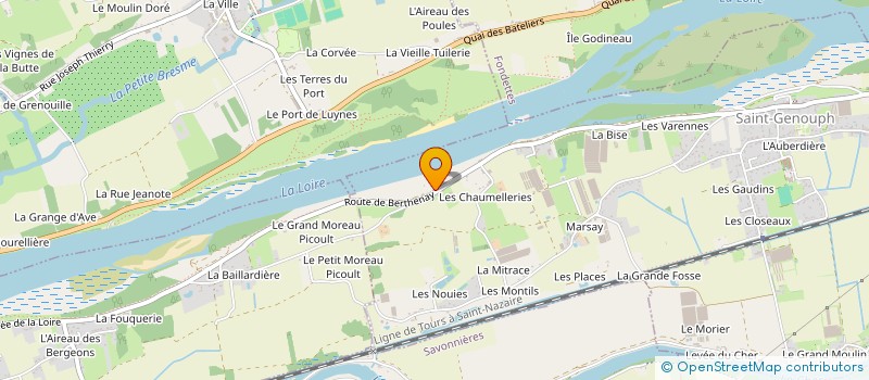 localisation de l'entreprise MADAME ELISA COTTEREAU  SAINT-GENOUPH