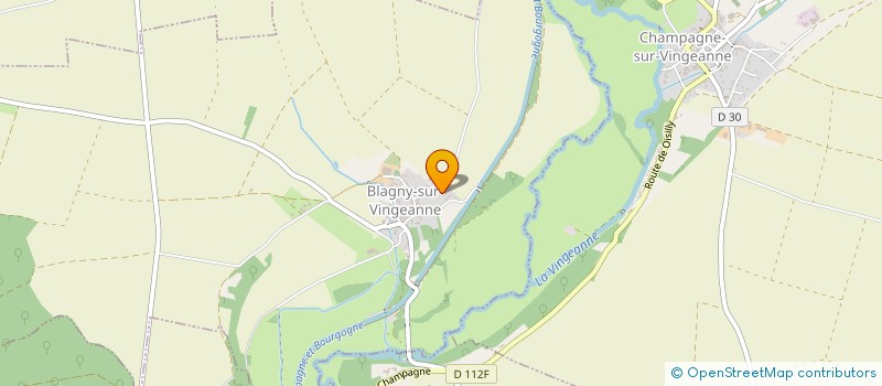 localisation de l'entreprise MADAME ELISA COULON  BLAGNY-SUR-VINGEANNE