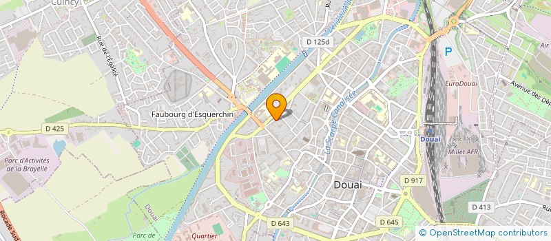 localisation de l'entreprise MADAME ELISA CRESTANI--BEFVE  DOUAI