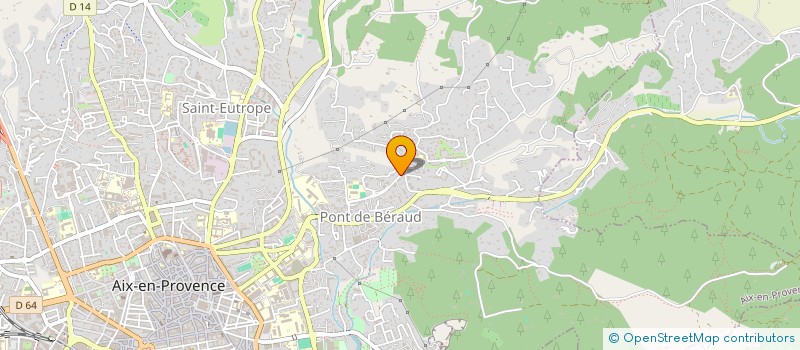 localisation de l'entreprise MADAME ELISA CROCE à AIX-EN-PROVENCE