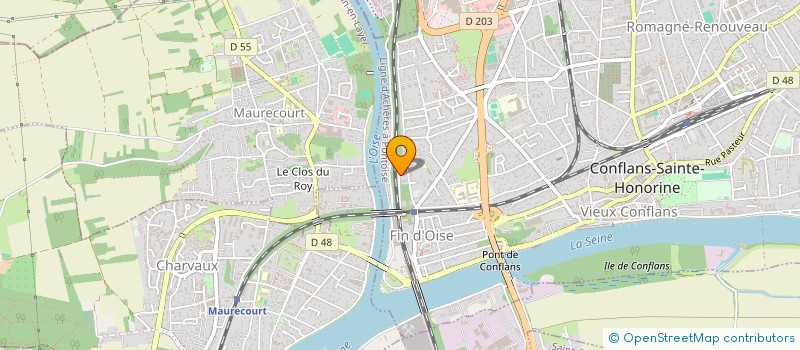 localisation de l'entreprise MADAME ELISA CUNAT  CONFLANS-SAINTE-HONORINE