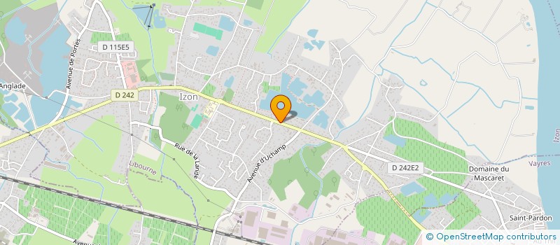 localisation de l'entreprise MADAME ELISA CUNHA DA CUNHA  IZON