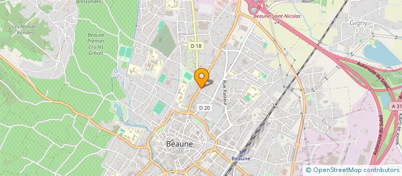 localisation de l'entreprise MADAME ELISA DA FONSECA à BEAUNE