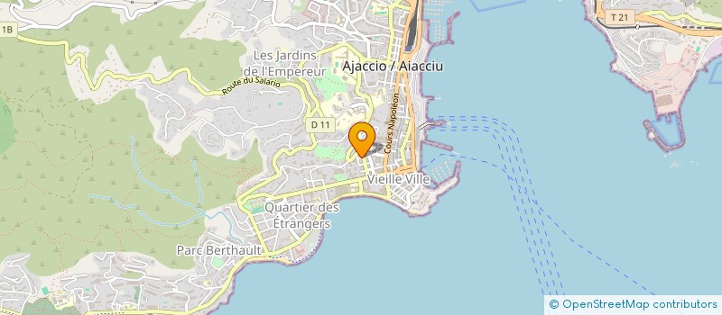 localisation de l'entreprise MADAME ELISA DA SILVA PEREIRA à AJACCIO