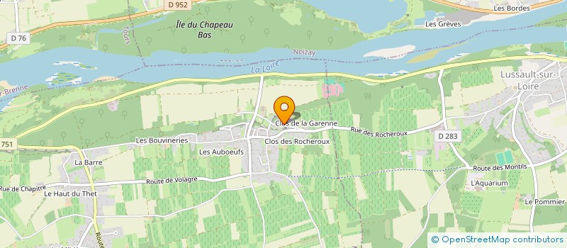 localisation de l'entreprise MADAME ELISA DANSAULT  MONTLOUIS-SUR-LOIRE