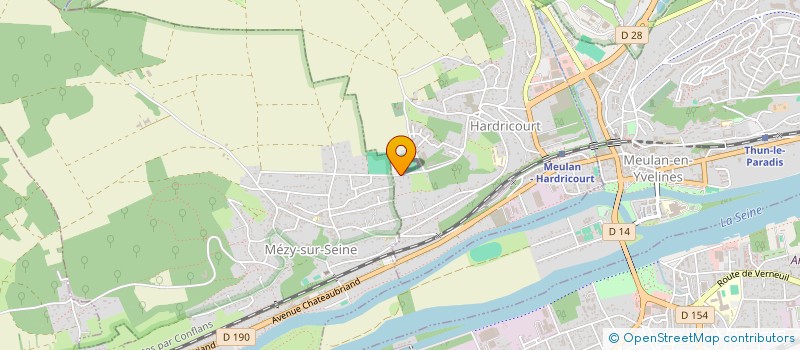 localisation de l'entreprise MADAME ELISA DAUPHIN  HARDRICOURT