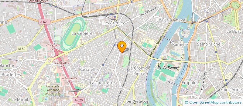 localisation de l'entreprise MADAME ELISA DE PRA  TOULOUSE