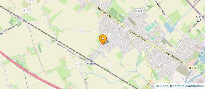 localisation de l'entreprise MADAME ELISA DEBAQUE  NIEPPE