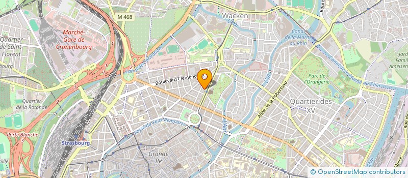 localisation de l'entreprise MADAME ELISA DEBUT à STRASBOURG