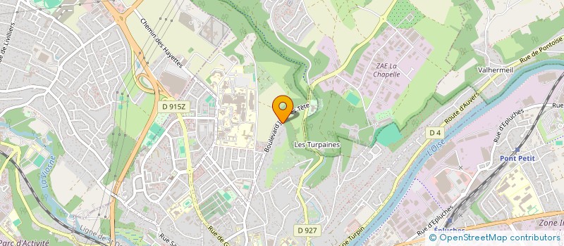 localisation de l'entreprise MADAME ELISA DECOTTIGNIES  PONTOISE