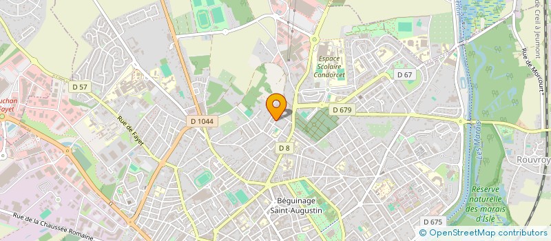 localisation de l'entreprise MADAME ELISA DEFREMONT à SAINT-QUENTIN